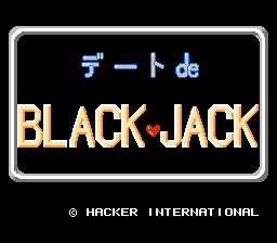 Date de Blackjack Title Screen